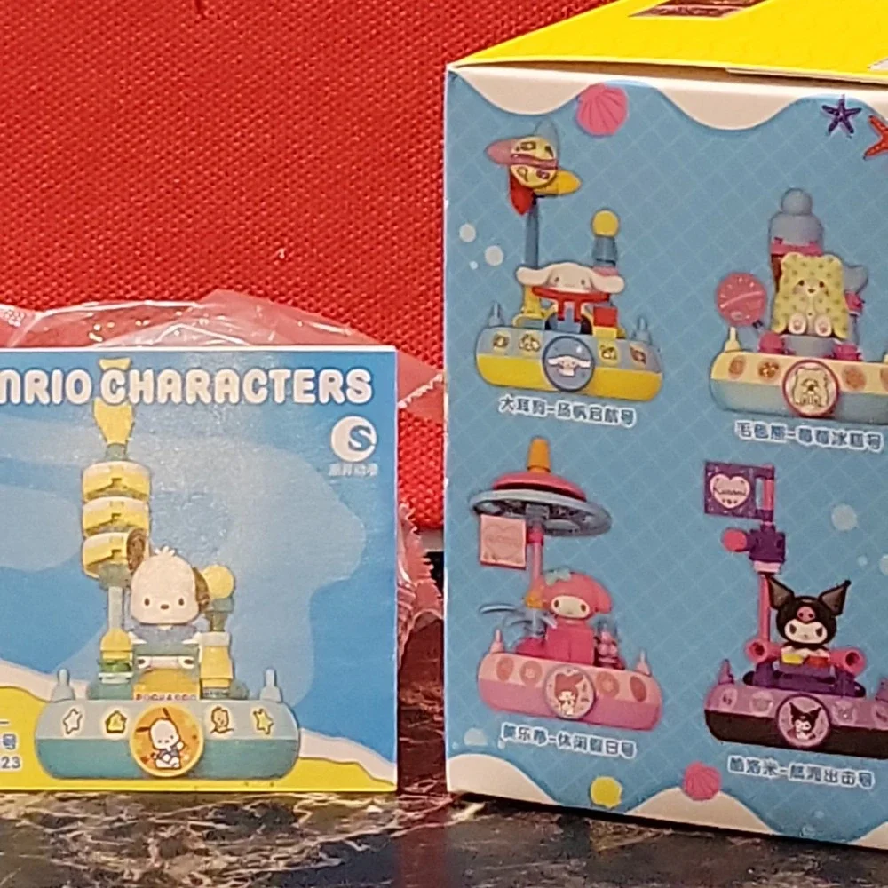 Sanrio Characters Nautical Adventure Building Blocks & Boat Stamp Series